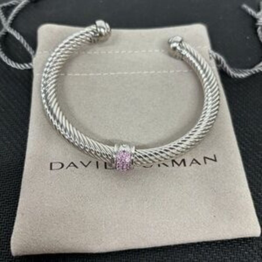 David Yurman 7mm white Pomegranate Diamond Bracelet